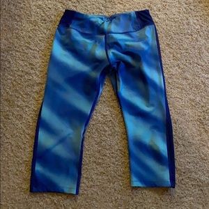 Blue tye dye leggings